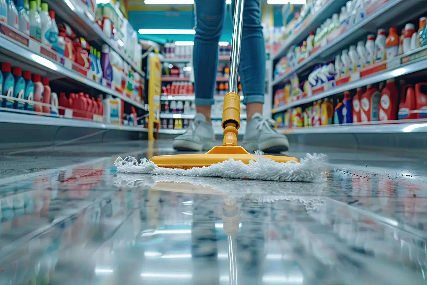 Supermarket cleaning services